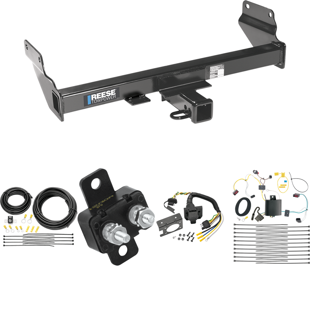 Se adapta al paquete de remolque de enganche de remolque Jeep Grand Cherokee 2014-2021 con cableado RV de 7 vías (para modelos con gancho de remolque OEM, excepto con motores ECODiesel) de Reese Towpower