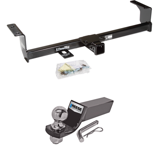 Fits 2006-2013 Suzuki Grand Vitara Trailer Hitch Tow PKG w/ Starter Kit Ball Mount w/ 2" Drop & 2" Ball (Excludes: 3 Dr Hatchback Models) By Draw-Tite