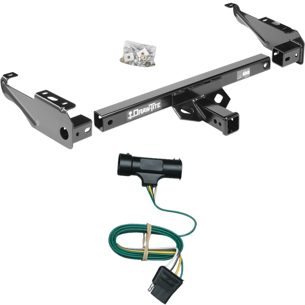 Fits 1979-1984 GMC C3500 Trailer Hitch Tow PKG w/ 4-Flat Wiring Harness By Draw-Tite