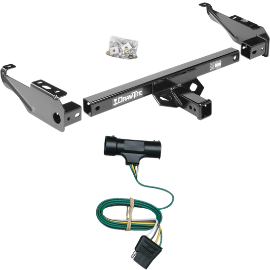 Fits 1979-1984 GMC C3500 Trailer Hitch Tow PKG w/ 4-Flat Wiring Harness By Draw-Tite