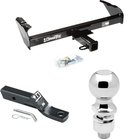 Fits 1969-1971 International 1500D Trailer Hitch Tow PKG w/ Ball Mount w/ 2" Drop + 2-5/16" Ball By Draw-Tite