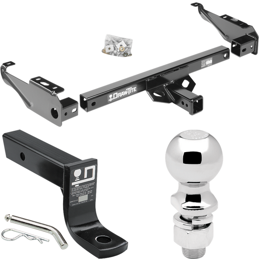 Fits 1967-1978 GMC C35 Trailer Hitch Tow PKG w/ Ball Mount w/ 4" Drop + 2-5/16" Ball By Draw-Tite