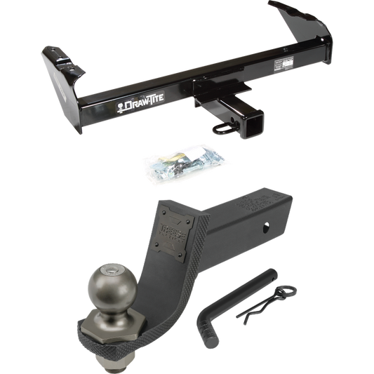 Fits 1971-1973 International 1010 Trailer Hitch Tow PKG + Interlock Tactical Starter Kit w/ 3-1/4" Drop & 2" Ball By Draw-Tite