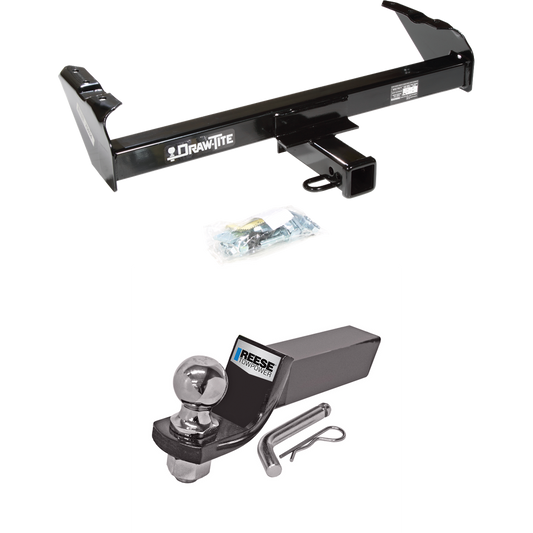 Fits 1974-1974 International 100 Trailer Hitch Tow PKG w/ Starter Kit Ball Mount w/ 2" Drop & 2" Ball By Draw-Tite