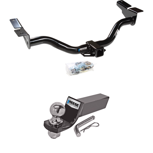 Fits 2001-2004 Ford Escape Trailer Hitch Tow PKG w/ Starter Kit Ball Mount w/ 2" Drop & 2" Ball By Reese Towpower