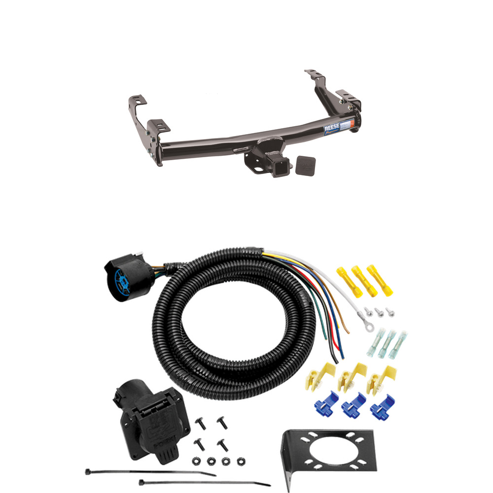 Fits 1994-2001 Dodge Ram 1500 Trailer Hitch Tow PKG w/ 7-Way RV Wiring By Reese Towpower