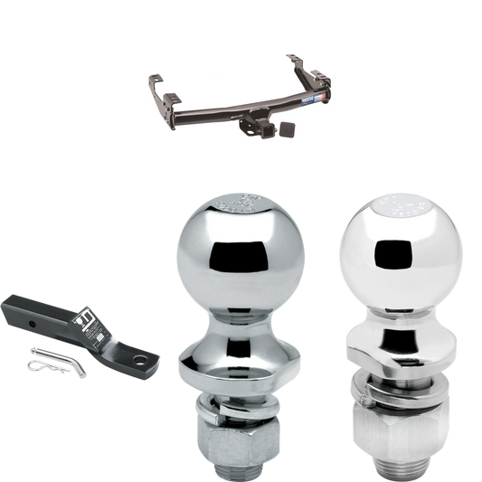 Fits 1973-1979 Ford F-250 Trailer Hitch Tow PKG w/ Ball Mount w/ 2" Drop & 2" Ball + 1-7/8" Ball By Reese Towpower