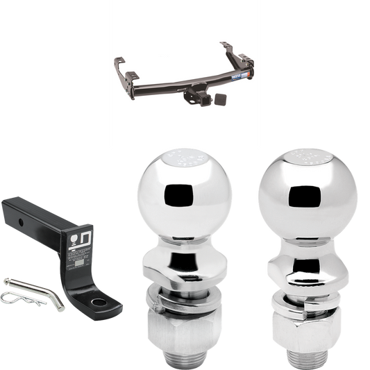 Fits 2004-2004 Ford F-150 Heritage Trailer Hitch Tow PKG w/ Ball Mount w/ 4" Drop + 2" Ball + 2-5/16" Ball (For Flareside Models) By Reese Towpower