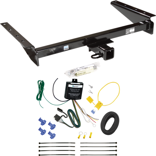 Fits 1993-1993 Jeep Grand Cherokee Trailer Hitch Tow PKG w/ 4-Flat Wiring Harness By Reese Towpower