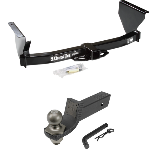 Fits 1999-2004 Jeep Grand Cherokee Trailer Hitch Tow PKG + Interlock Tactical Starter Kit w/ 2" Drop & 2" Ball By Draw-Tite