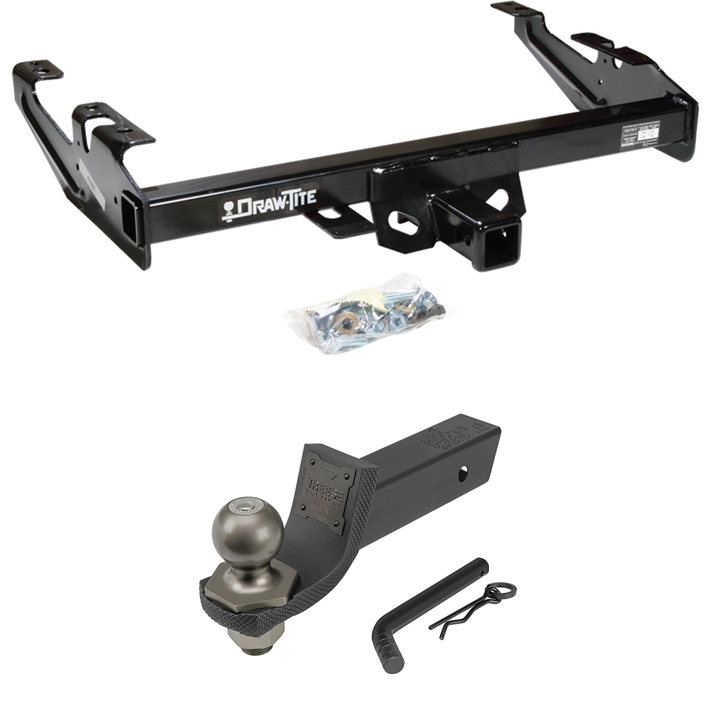 Se adapta al paquete de enganche de remolque GMC K3500 1988-2000 + kit de inicio táctico Interlock con caída de 2" y bola de 2" de Draw-Tite