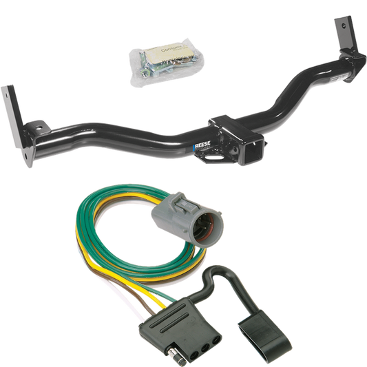 Fits 1997-2001 Mercury Mountaineer Trailer Hitch Tow PKG w/ 4-Flat Wiring Harness (For w/Factory Tow Package Models) By Reese Towpower