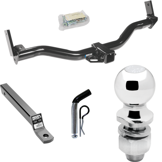 Fits 2001-2003 Ford Explorer Sport Trailer Hitch Tow PKG w/ Extended 16" Long Ball Mount w/ 2" Drop + Pin/Clip + 2" Ball By Reese Towpower