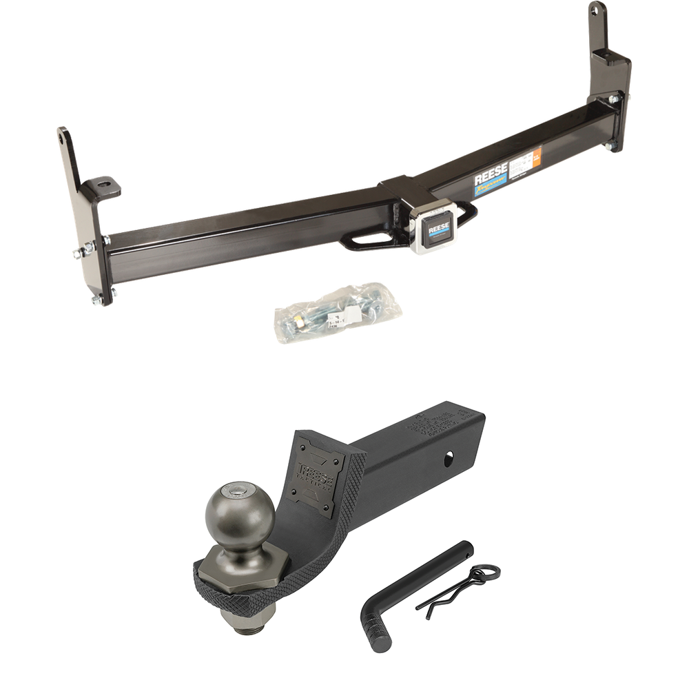 Fits 2001-2003 Ford Explorer Sport Trailer Hitch Tow PKG + Interlock Tactical Starter Kit w/ 2" Drop & 2" Ball By Reese Towpower