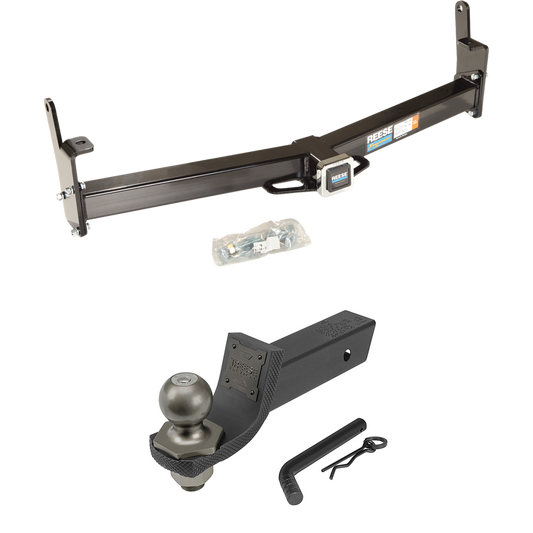 Fits 2001-2003 Ford Explorer Sport Trailer Hitch Tow PKG + Interlock Tactical Starter Kit w/ 2" Drop & 2" Ball By Reese Towpower