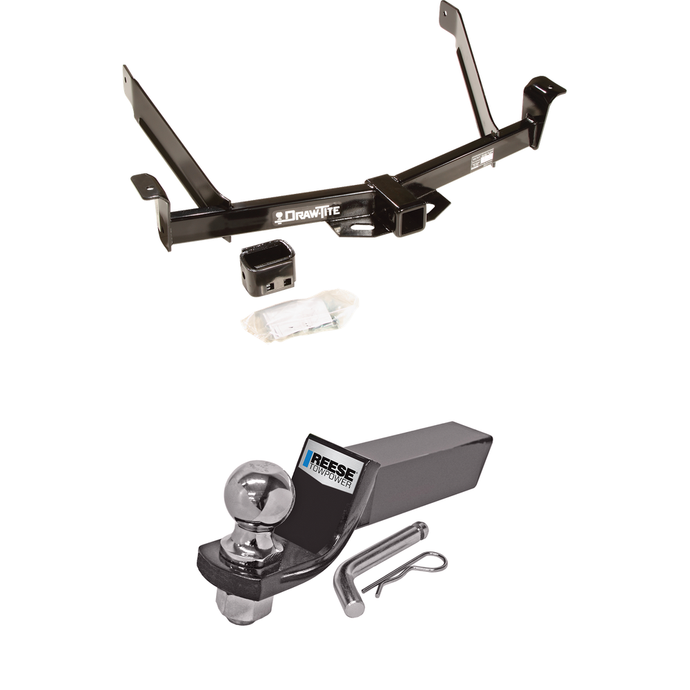 Fits 1991-1994 Mazda Navajo Trailer Hitch Tow PKG w/ Starter Kit Ball Mount w/ 2" Drop & 2" Ball By Draw-Tite