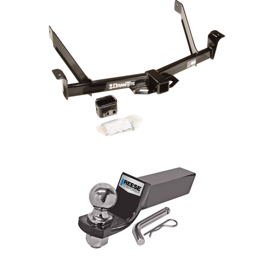 Fits 1991-1994 Mazda Navajo Trailer Hitch Tow PKG w/ Starter Kit Ball Mount w/ 2" Drop & 2" Ball By Draw-Tite