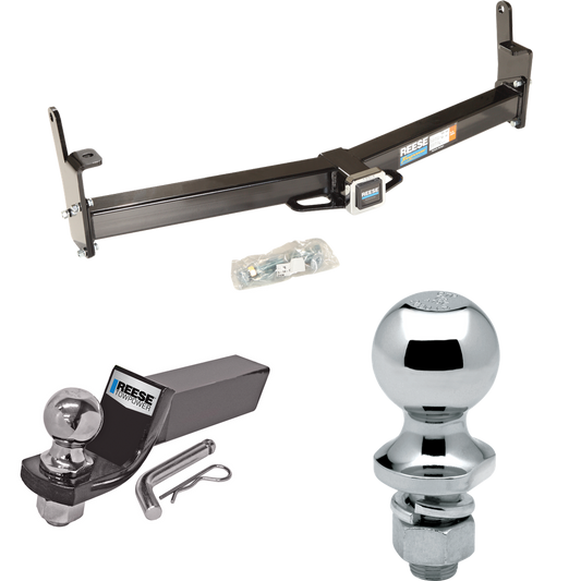 Fits 1997-2001 Mercury Mountaineer Trailer Hitch Tow PKG w/ Starter Kit Ball Mount w/ 2" Drop & 2" Ball + 1-7/8" Ball (For w/Factory Tow Package Models) By Reese Towpower