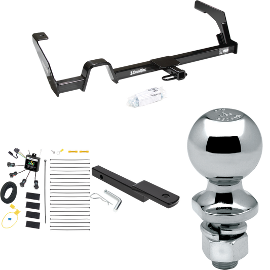 Se adapta al paquete de enganche de remolque Subaru Outback 2000-2004 con arnés de cableado de 4 contactos planos "sin empalme" + barra de tracción + bola de 2" (para sedán, excepto modelos deportivos) de Draw-Tite