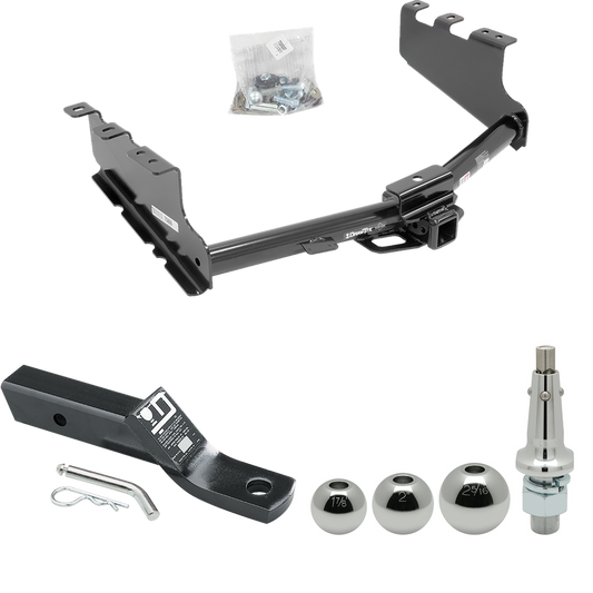 Fits 2019-2019 GMC Sierra 1500 LD (Old Body) Trailer Hitch Tow PKG w/ Ball Mount w/ 2" Drop + Interchangeable Ball 1-7/8" & 2" & 2-5/16" By Draw-Tite