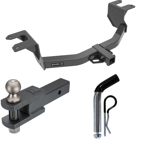 Fits 2019-2023 Chevrolet Silverado 1500 Trailer Hitch Tow PKG w/ Clevis Hitch Ball Mount w/ 2" Ball + Pin/Clip By Draw-Tite