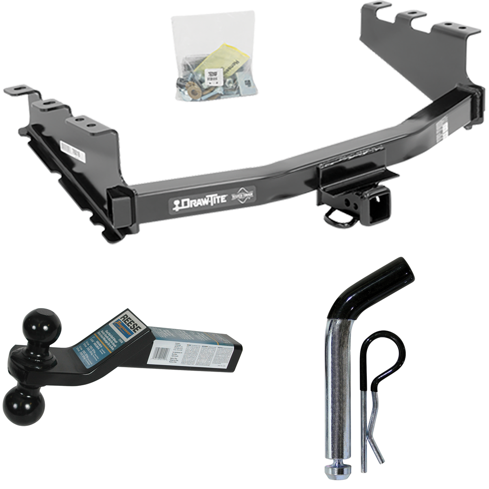 Fits 2019-2019 GMC Sierra 1500 LD (Old Body) Trailer Hitch Tow PKG w/ Dual Ball Ball Mount 2" & 2-5/16" Trailer Balls + Pin/Clip By Draw-Tite