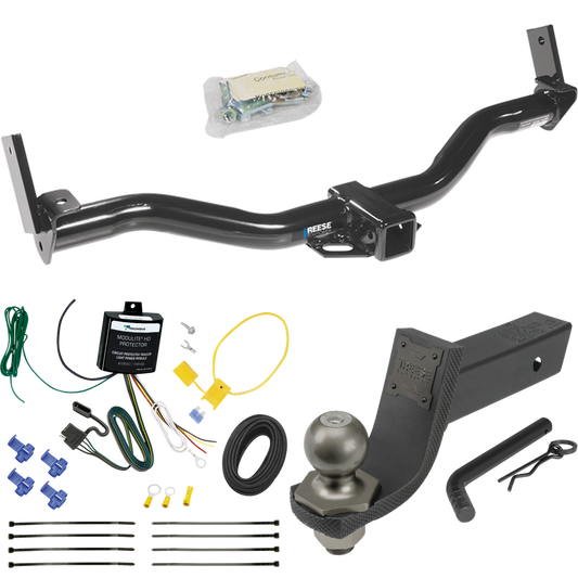 Se adapta al paquete de enganche de remolque Ford Explorer 1995-2001 con cableado plano de 4 + kit de inicio táctico de enclavamiento con caída de 3-1/4" y bola de 2" de Reese Towpower