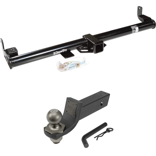 Fits 1997-1997 Jeep TJ Trailer Hitch Tow PKG + Interlock Tactical Starter Kit w/ 2" Drop & 2" Ball (For (Canada Only) Models) By Draw-Tite