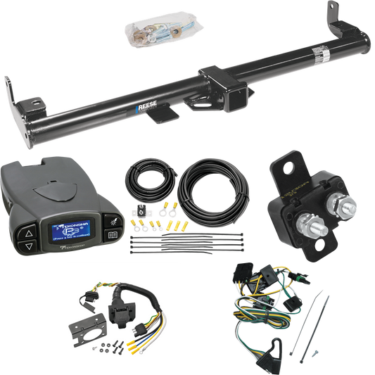 Fits 1997-1997 Jeep TJ Trailer Hitch Tow PKG w/ Tekonsha Prodigy P3 Brake Control + 7-Way RV Wiring (For (Canada Only) Models) By Reese Towpower