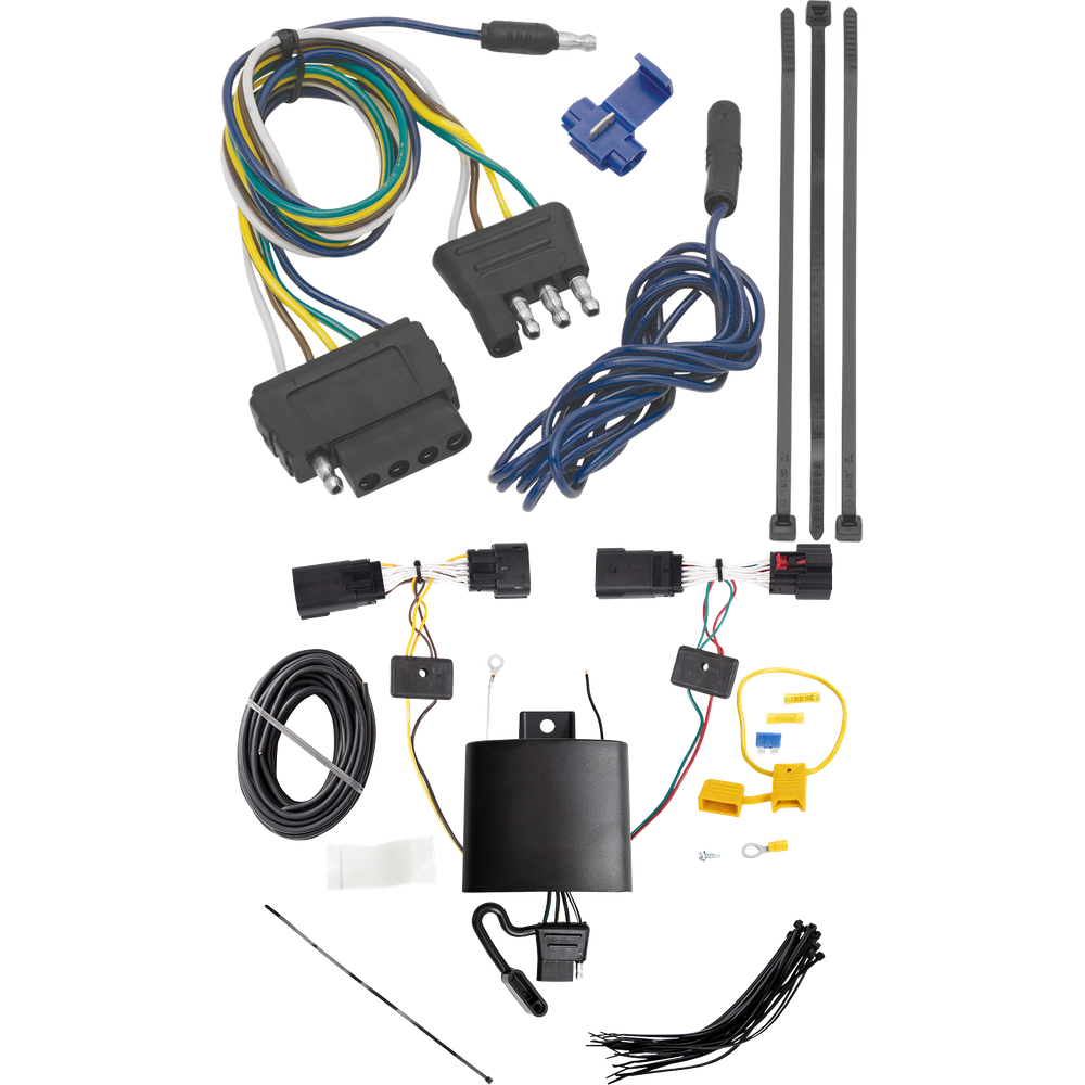 Fits 2019-2023 Lincoln Nautilus Vehicle End Wiring Harness 5-Way Flat By Tekonsha