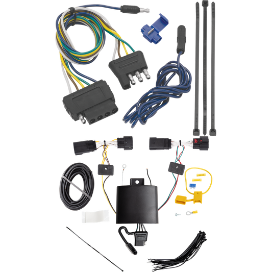 Fits 2019-2023 Lincoln Nautilus Vehicle End Wiring Harness 5-Way Flat By Tekonsha