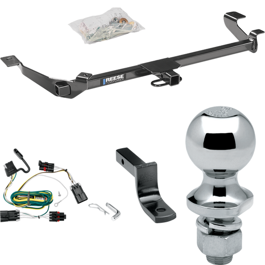 Fits 2005-2006 Pontiac Pursuit Trailer Hitch Tow PKG w/ 4-Flat Wiring Harness + Draw-Bar + 1-7/8" Ball (For Coupe, (Canada Only) Models) By Reese Towpower