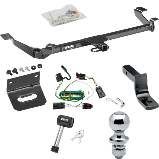 Fits 2005-2010 Chevrolet Cobalt Trailer Hitch Tow PKG w/ 4-Flat Wiring Harness + Draw-Bar + 1-7/8" Ball + Wiring Bracket + Hitch Lock (For Coupe, Except SS Models) By Reese Towpower