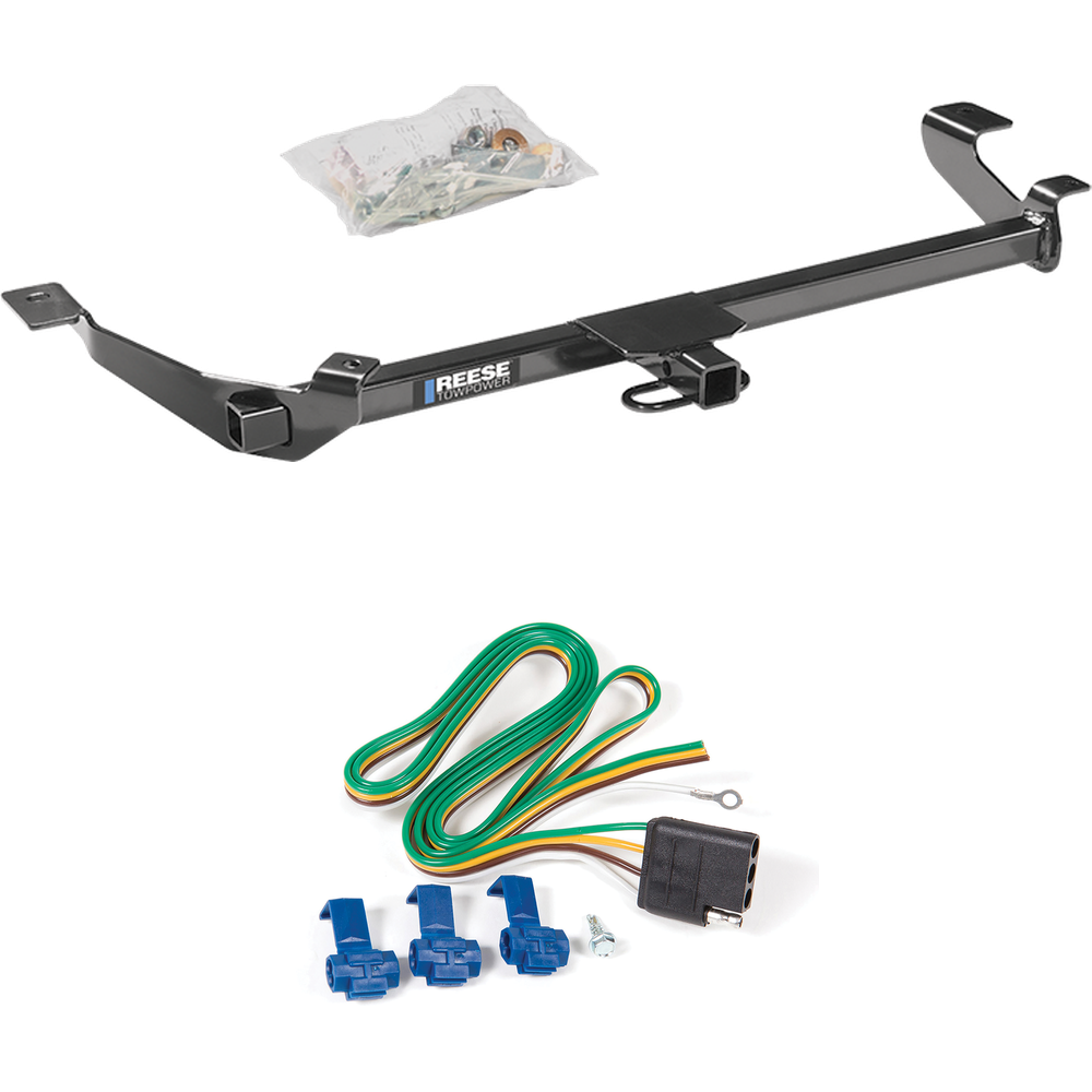 Fits 2005-2006 Pontiac Pursuit Trailer Hitch Tow PKG w/ 4-Flat Wiring Harness (For Sedan, (Canada Only) Models) By Reese Towpower