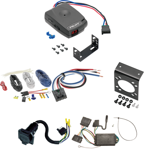 Fits 2007-2008 Isuzu i-290 7-Way RV Wiring + Pro Series Pilot Brake Control + Generic BC Wiring Adapter By Tekonsha