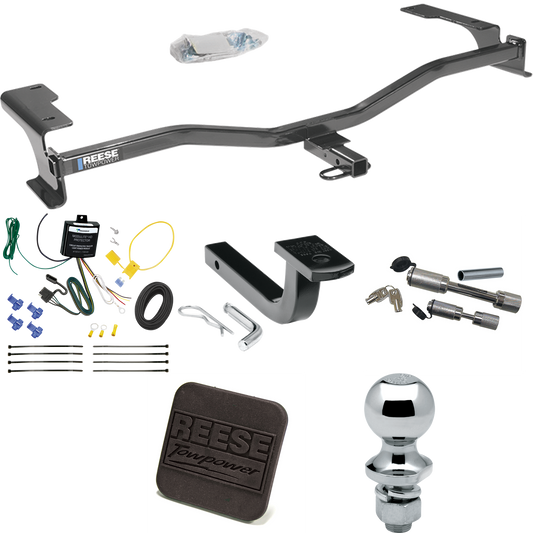 Fits 2010-2011 Mercury Milan Trailer Hitch Tow PKG w/ 4-Flat Wiring Harness + Draw-Bar + 1-7/8" Ball + Hitch Cover + Dual Hitch & Coupler Locks By Reese Towpower