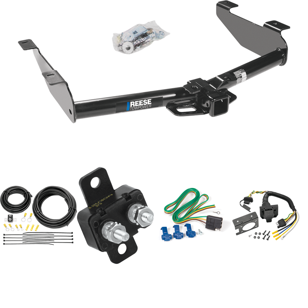 Fits 2003-2007 Chevrolet Silverado 2500 HD Trailer Hitch Tow PKG w/ 7-Way RV Wiring (For (Classic) Models) By Reese Towpower