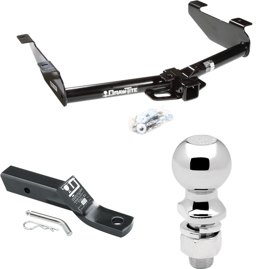 Fits 2007-2010 GMC Sierra 2500 HD Trailer Hitch Tow PKG w/ Ball Mount w/ 2" Drop + 2-5/16" Ball By Draw-Tite