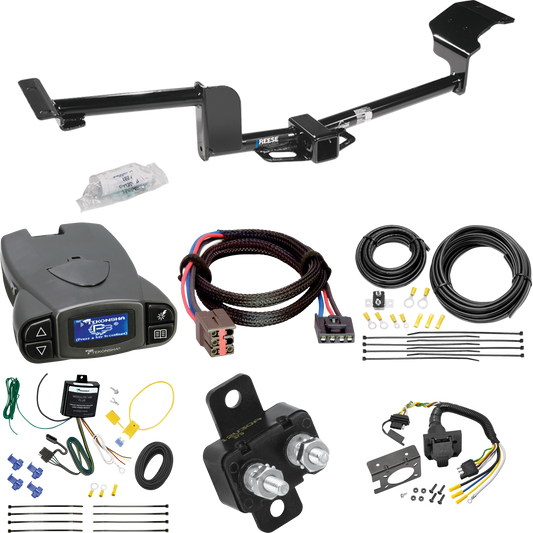 Fits 2010-2011 Lincoln MKT Trailer Hitch Tow PKG w/ Tekonsha Prodigy P3 Brake Control + Plug & Play BC Adapter + 7-Way RV Wiring By Reese Towpower