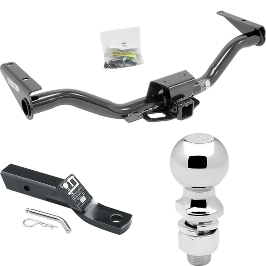 Fits 2015-2022 Chevrolet Colorado Trailer Hitch Tow PKG w/ Ball Mount w/ 2" Drop + 2-5/16" Ball By Draw-Tite