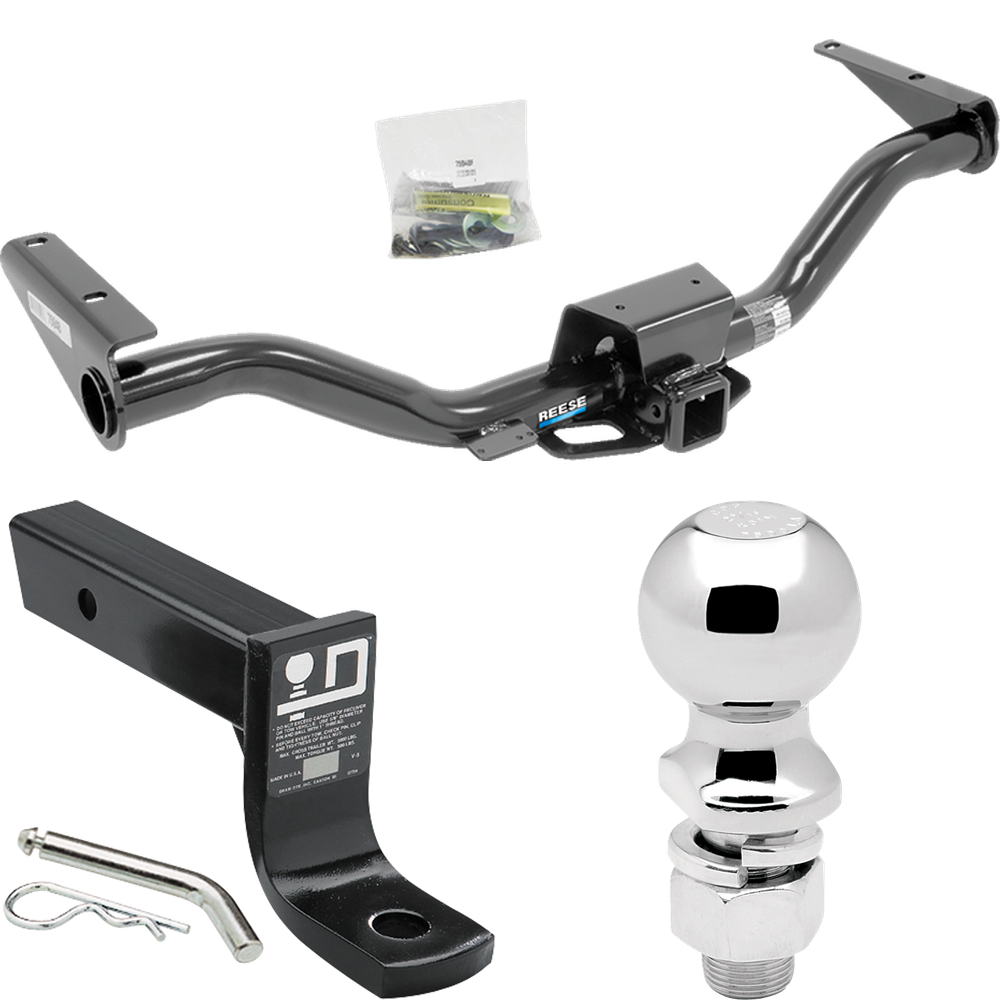 Fits 2015-2022 Chevrolet Colorado Trailer Hitch Tow PKG w/ Ball Mount w/ 4" Drop + 2-5/16" Ball By Reese Towpower