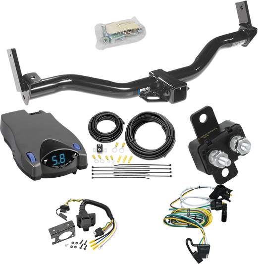 Fits 2001-2003 Ford Explorer Sport Trailer Hitch Tow PKG w/ Tekonsha Prodigy P2 Brake Control + 7-Way RV Wiring By Reese Towpower