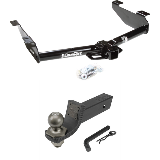 Fits 2003-2007 Chevrolet Silverado 3500 Trailer Hitch Tow PKG + Interlock Tactical Starter Kit w/ 2" Drop & 2" Ball (For (Classic) Models) By Draw-Tite