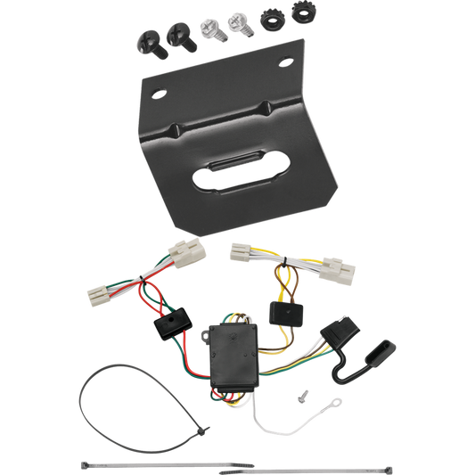 Tekonsha se adapta al arnés de cableado del remolque del extremo del vehículo de 4 planos KIA Optima 2011-2020 + soporte de cableado