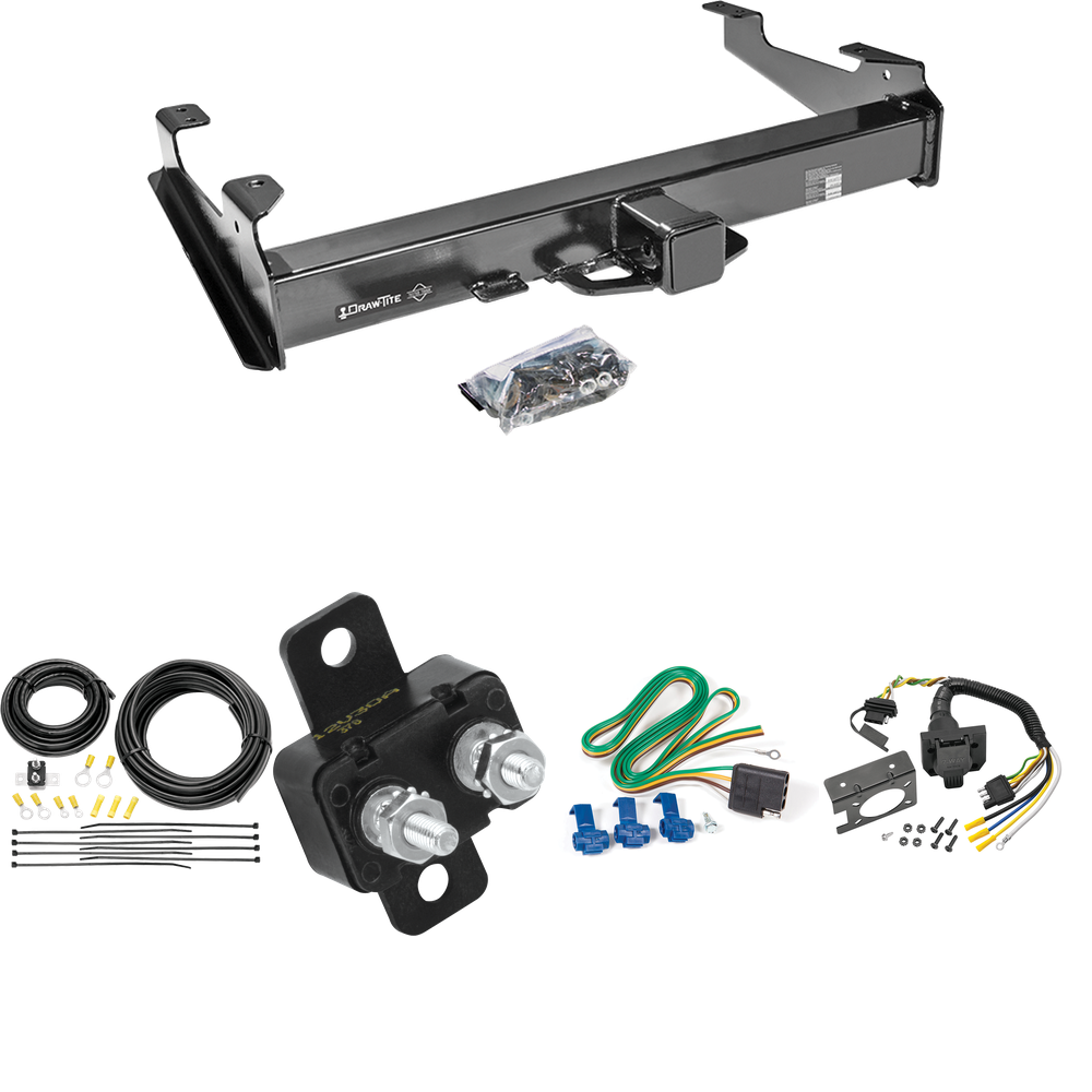 Fits 2003-2007 Chevrolet Silverado 2500 HD Trailer Hitch Tow PKG w/ 7-Way RV Wiring (For (Classic), 8 ft. Bed Models) By Draw-Tite