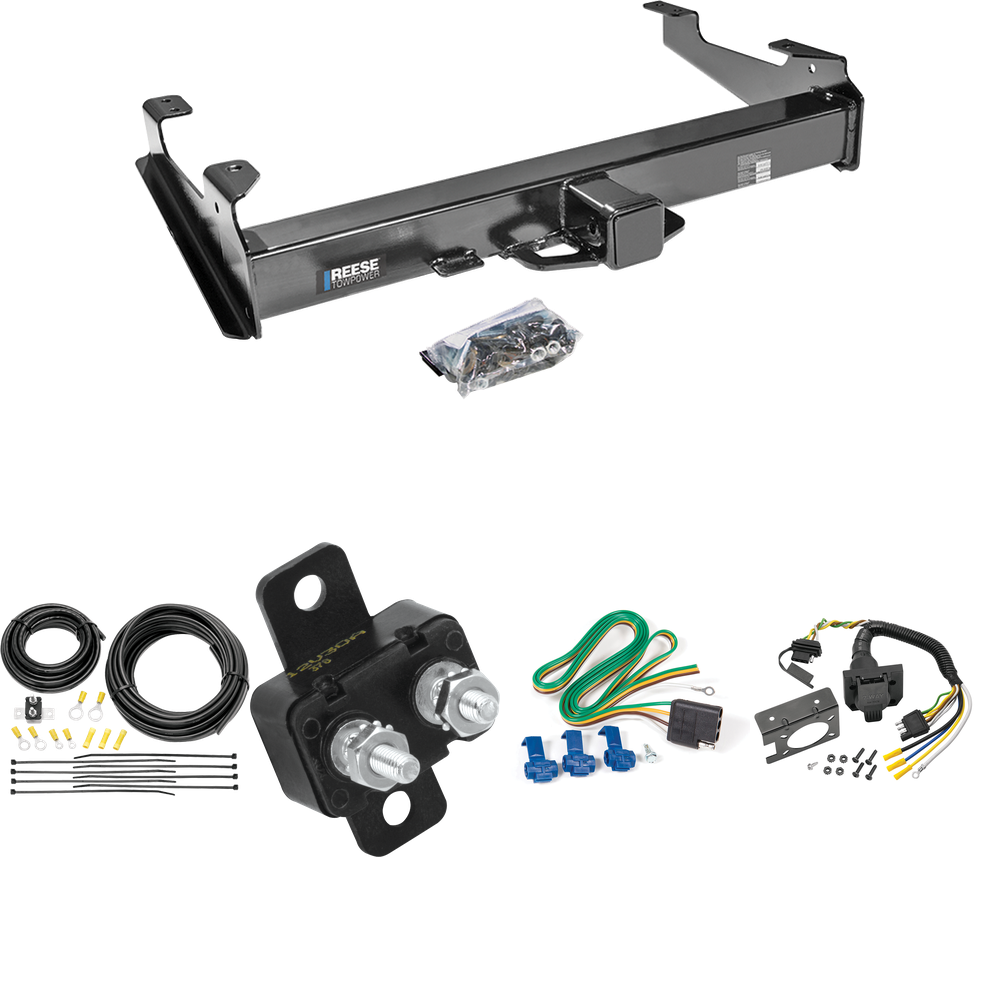 Se adapta al paquete de enganche de remolque GMC Sierra 3500 2003-2007 con cableado RV de 7 vías (para modelos (clásicos)) de Reese Towpower