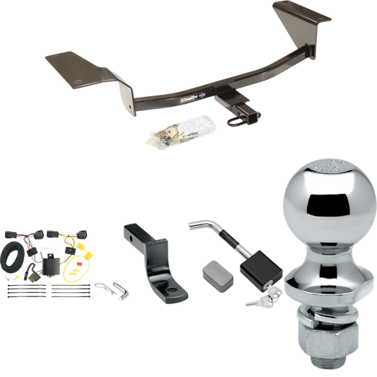 Se adapta al paquete de remolque con enganche para remolque Chevrolet Cruze 2016-2016 con arnés de cableado de 4 planos + barra de tracción + bola de 1-7/8" + bloqueo de enganche (para modelos limitados) de Draw-Tite