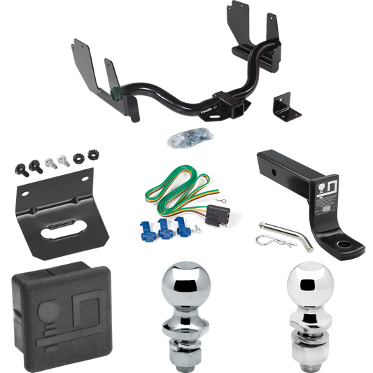 Fits 2006-2006 Lincoln Mark LT Trailer Hitch Tow PKG w/ 4-Flat Wiring + Ball Mount w/ 4" Drop + 2" Ball + 1-7/8" Ball + Wiring Bracket + Hitch Cover (For (Built Before 8/2005) Models) By Draw-Tite