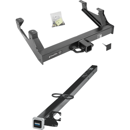 Fits 2015-2019 GMC Sierra 2500 HD Trailer Hitch Tow PKG w/ 2-1/2" to 2" Adapter 41" Length By Draw-Tite