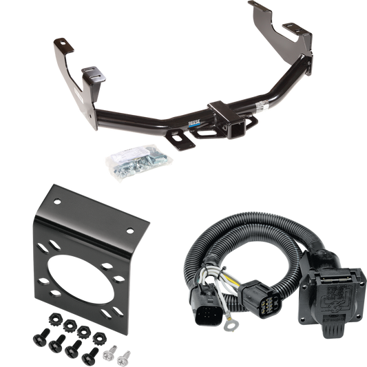 Fits 1997-1999 Ford F-250 Trailer Hitch Tow PKG w/ 7-Way RV Wiring (For Styleside Models) By Reese Towpower